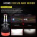 H1 H4 H11 9012 HB3 HB4 K2 CSP Chip LED Headlight Bulbs Canbus Error Free White